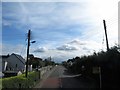 Drooping power lines on Bangor Road, Conlig