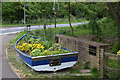 Flower filled boat