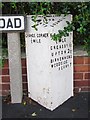 Old Milepost by the B5139, Woodland Road/Frankby Road junction