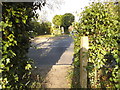 Path entrance on The Street, West Clandon