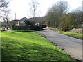 Junction of roads at Calvert House Farm