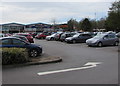 Car park near three stores in Bridgend Retail Park