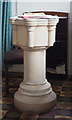 St Lawrence, Leaveland - Font