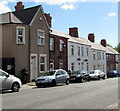 Jenner Street houses and cars, Cadoxton, Barry