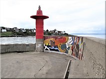 J5082 : D-Day Mural at the end of the Eisenhower Pier, Bangor by Eric Jones