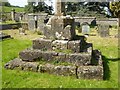 The base of a cross, Tortworth churchyard