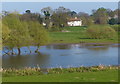 Knaith Hall overlooking the River Trent