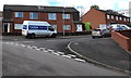 Horizon van on a Barry corner