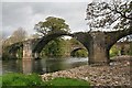 SD7039 : Cromwell's Bridge, River Hodder by Nick Harling