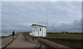 A Lifeguard station on the sea wall