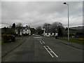 The B827, Dalginross at junction of Camp Road and Barrack Road