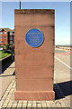 SJ3193 : The Beatles blue plaque in New Brighton by Jeff Buck