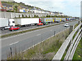 Controlled traffic hold-up on the A20