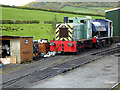 In the station yard, Bronwydd Arms