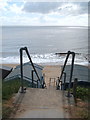 Steps down to the beach, Walton-on-the-Naze