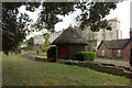 Thatched hut in Beacon Hill Park