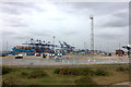 Felixstowe Docks from Landguard Common