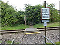 Level crossing on the Ivanhoe Line