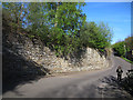 High stone wall, New Lane