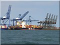 TM2634 : Felixstowe Container port by Oliver Dixon