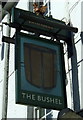 Sign for the Bushel public house, Bury St Edmunds