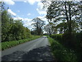 Minor road towards Bradfield St. George