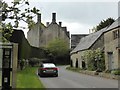 The road through Idbury, looking towards Idbury Manor