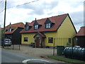 Yellow house on Shop Road, Little Bromley