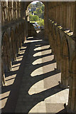 NT6520 : Shadows at Jedburgh Abbey by Malcolm Neal