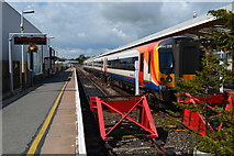 SY6779 : Platform 1 at Weymouth station by David Martin