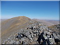 NN3831 : Ben Challum summit ridge by Iain Russell