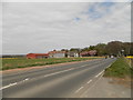 The A91 at Seggie outside Guardbridge