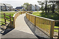 Recently completed footbridge