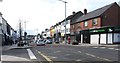 Shops at the eastern end of the High Street at Bangor