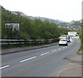 Obscured directions sign at the southern edge of Cwm