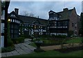 SJ8969 : Gawsworth Hall, garden front by Alan Murray-Rust