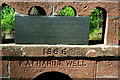 Inscription on the Katharine Well