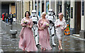 Stormtrooper wedding escort