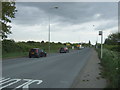 Bus stop on Colchester Road (B1033) near Weeley