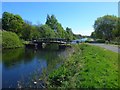 Bascule footbridge on the Forth & Clyde Canal