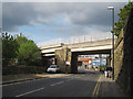 Railway viaduct over Water Lane