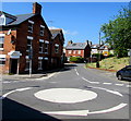 Mini-roundabout in Ebley, Stroud