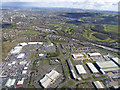 The Phoenix retail park from the air