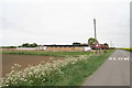 B1395 towards Glebe Farm, south of South Kyme