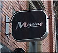 Sign for the Missing Bar, Birmingham