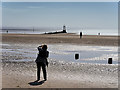 SJ3098 : Crosby Beach, Another Place by David Dixon