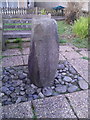 Amroth - large stone in community garden