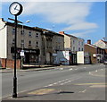 SO8005 : Public clock in Stonehouse High Street by Jaggery
