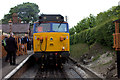 Chinnor station. Visiting class 50 locomotive