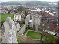 View from Lewes Castle